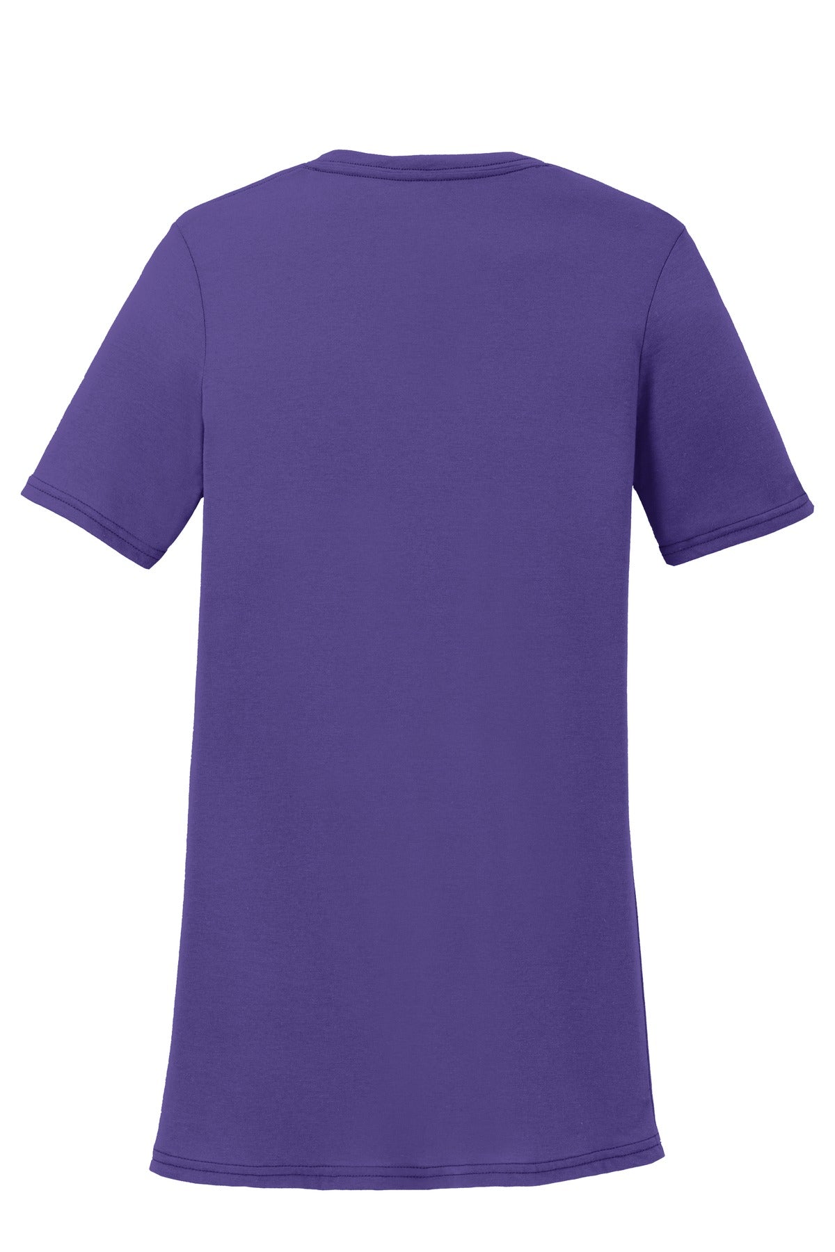Port & Company Women's Performance Blend V-Neck Tee. LPC381V Purple