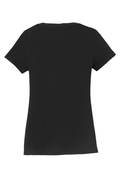 Port & Company Women's Fan Favorite V-Neck Tee. LPC450V Jet Black