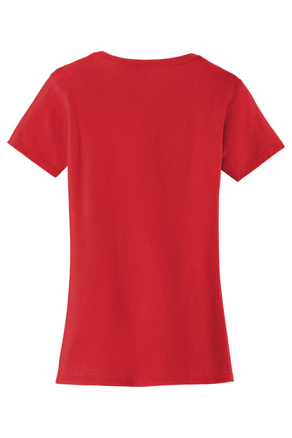 Port & Company Women's Fan Favorite Tee. LPC450 Bright Red
