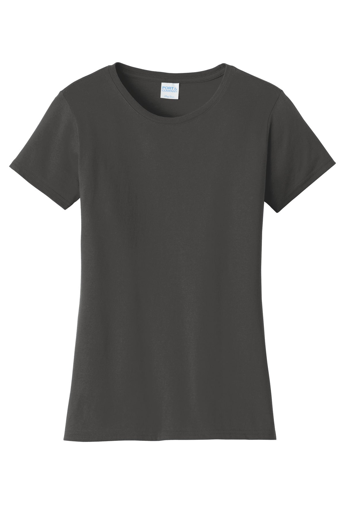 Port & Company Women's Fan Favorite Tee. LPC450 Charcoal
