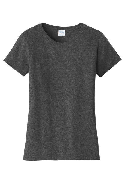 Port & Company Women's Fan Favorite Tee. LPC450 Dark Heather Grey