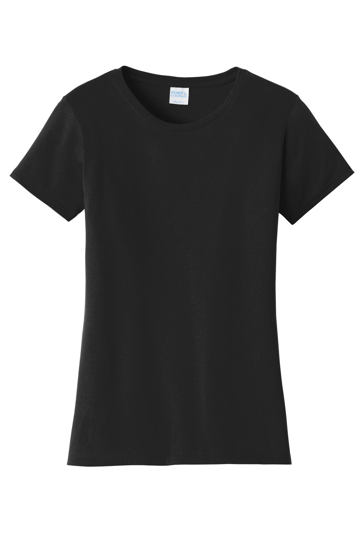 Port & Company Women's Fan Favorite Tee. LPC450 Jet Black