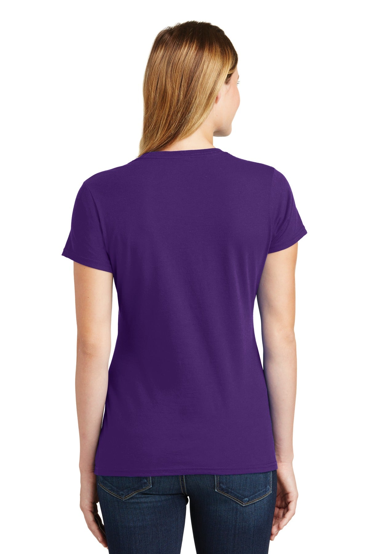 Port & Company Women's Fan Favorite Tee. LPC450 Team Purple