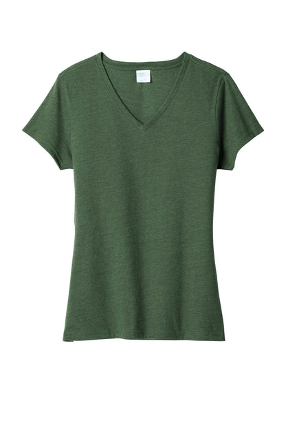 Port & Company  Women's Fan Favorite  Blend V-Neck Tee. LPC455V Forest Green Heather