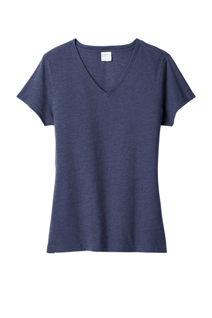 Port & Company  Women's Fan Favorite  Blend V-Neck Tee. LPC455V Team Navy Heather