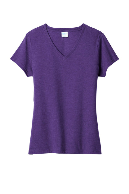 Port & Company  Women's Fan Favorite  Blend V-Neck Tee. LPC455V Team Purple Heather
