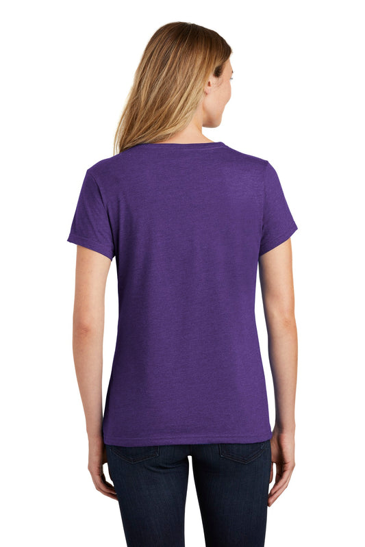 Port & Company  Women's Fan Favorite  Blend V-Neck Tee. LPC455V Team Purple Heather