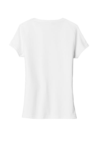 Port & Company  Women's Fan Favorite  Blend V-Neck Tee. LPC455V White