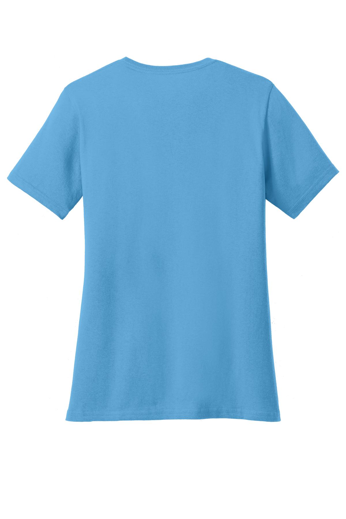Port & Company Women's Core Cotton Tee. LPC54 Aquatic Blue