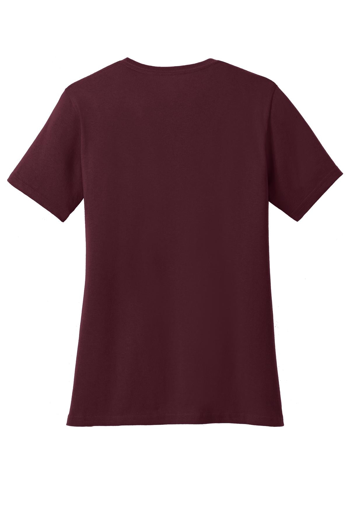 Port & Company Women's Core Cotton Tee. LPC54 Athletic Maroon