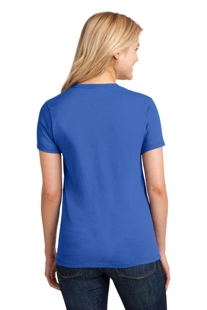 Port & Company Women's Core Cotton Tee. LPC54 Royal