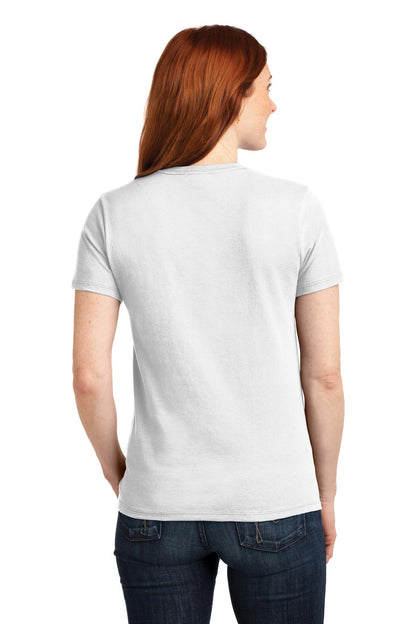 Port & Company Women's Core Blend Tee. LPC55 White