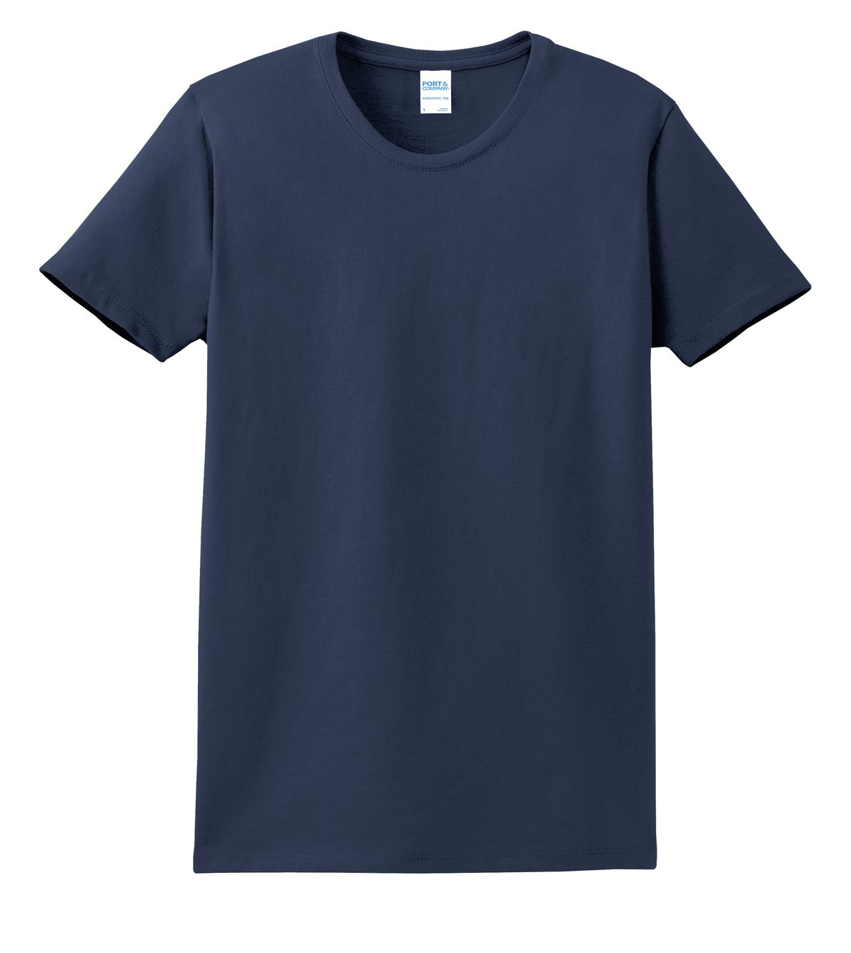 Port & Company Women's Essential Tee. LPC61 Navy