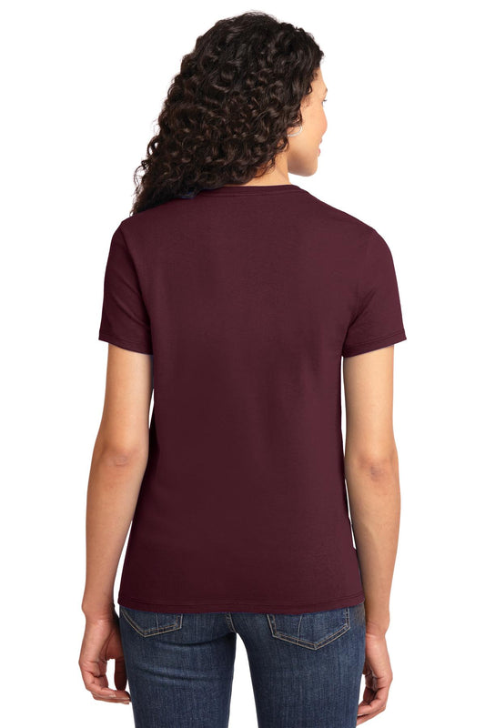 Port & Company Women's Essential Tee. LPC61 Athletic Maroon