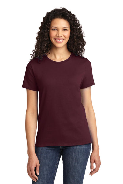 Port & Company Women's Essential Tee. LPC61 Athletic Maroon