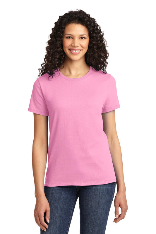 Port & Company Women's Essential Tee. LPC61 Candy Pink