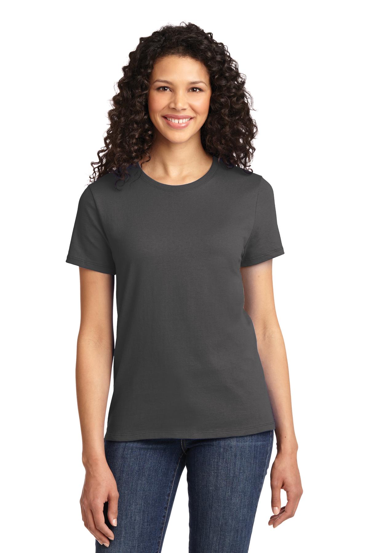 Port & Company Women's Essential Tee. LPC61 Charcoal