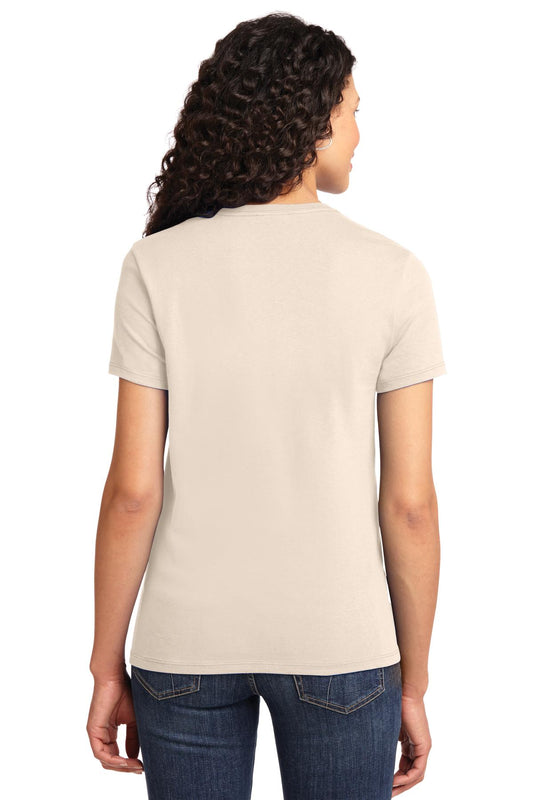 Port & Company Women's Essential Tee. LPC61 Natural