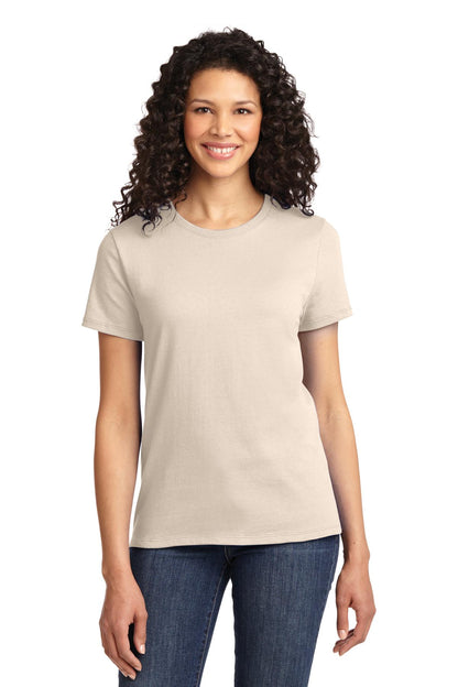 Port & Company Women's Essential Tee. LPC61 Natural