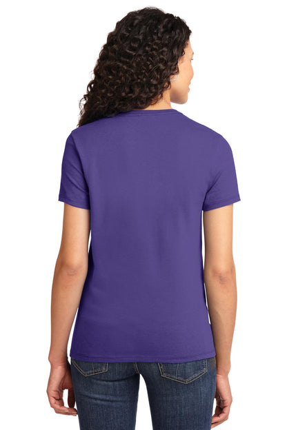 Port & Company Women's Essential Tee. LPC61 Purple
