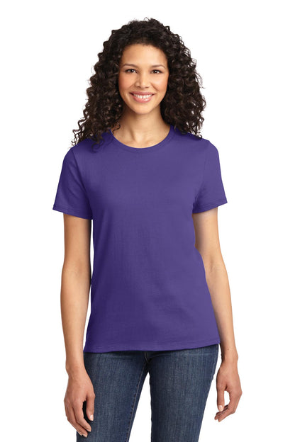 Port & Company Women's Essential Tee. LPC61 Purple