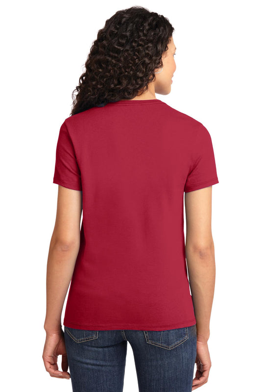Port & Company Women's Essential Tee. LPC61 Red