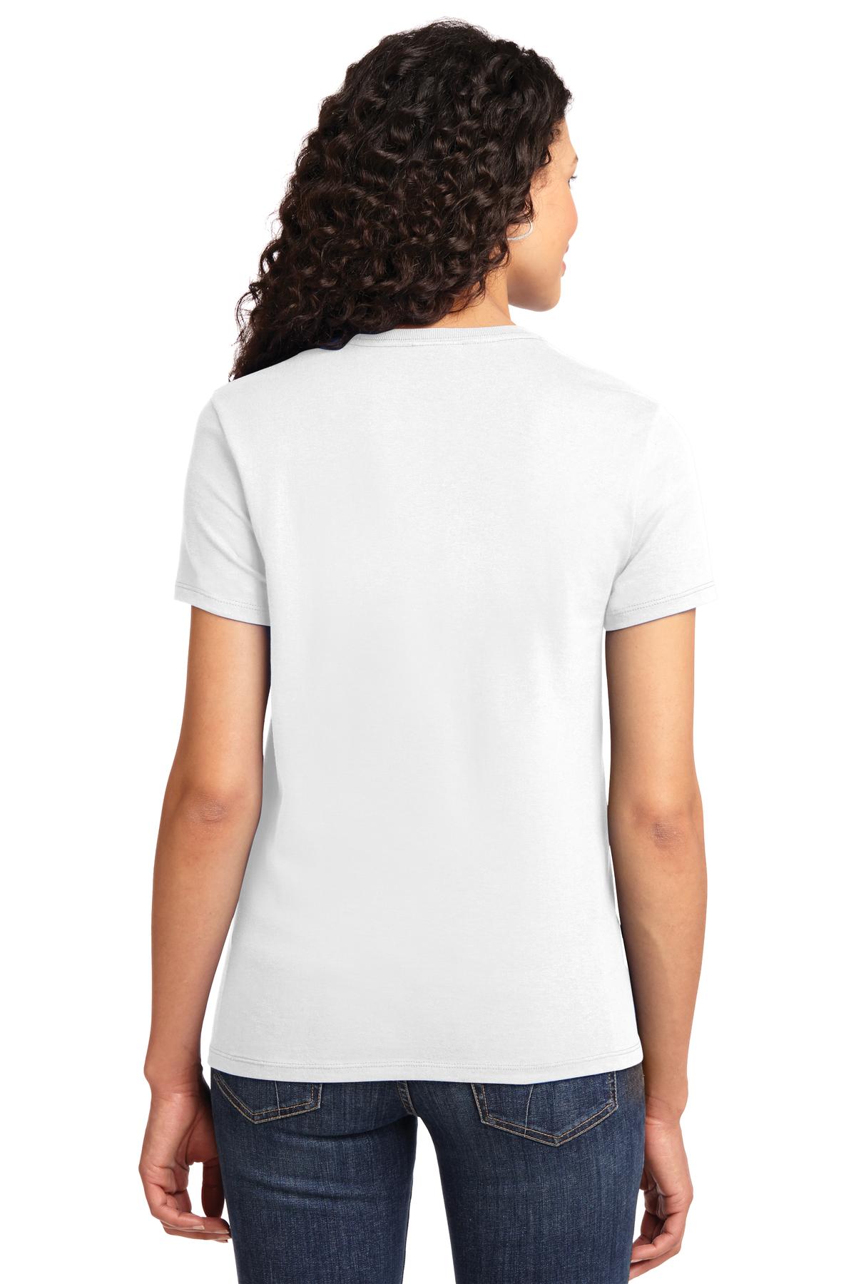 Port & Company Women's Essential Tee. LPC61 White