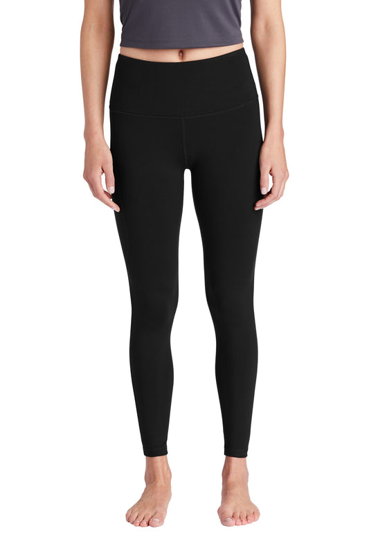 Sport-Tek Women's High Rise 7/8 Legging LPST891 Black