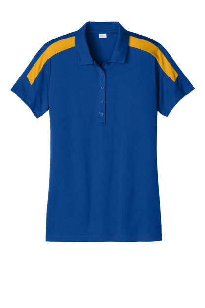 Sport-Tek Women's Competitor United Polo LST104 True Royal/ Gold