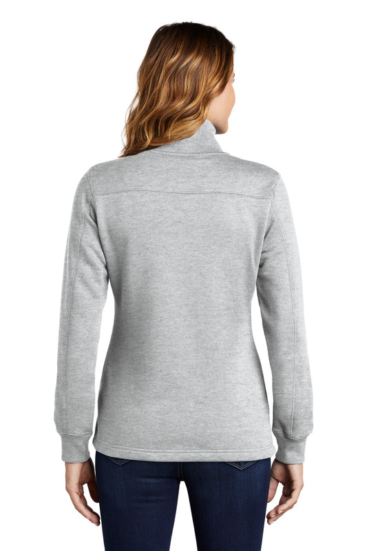 Sport-Tek Women's 1/4-Zip Sweatshirt. LST253 Athletic Heather