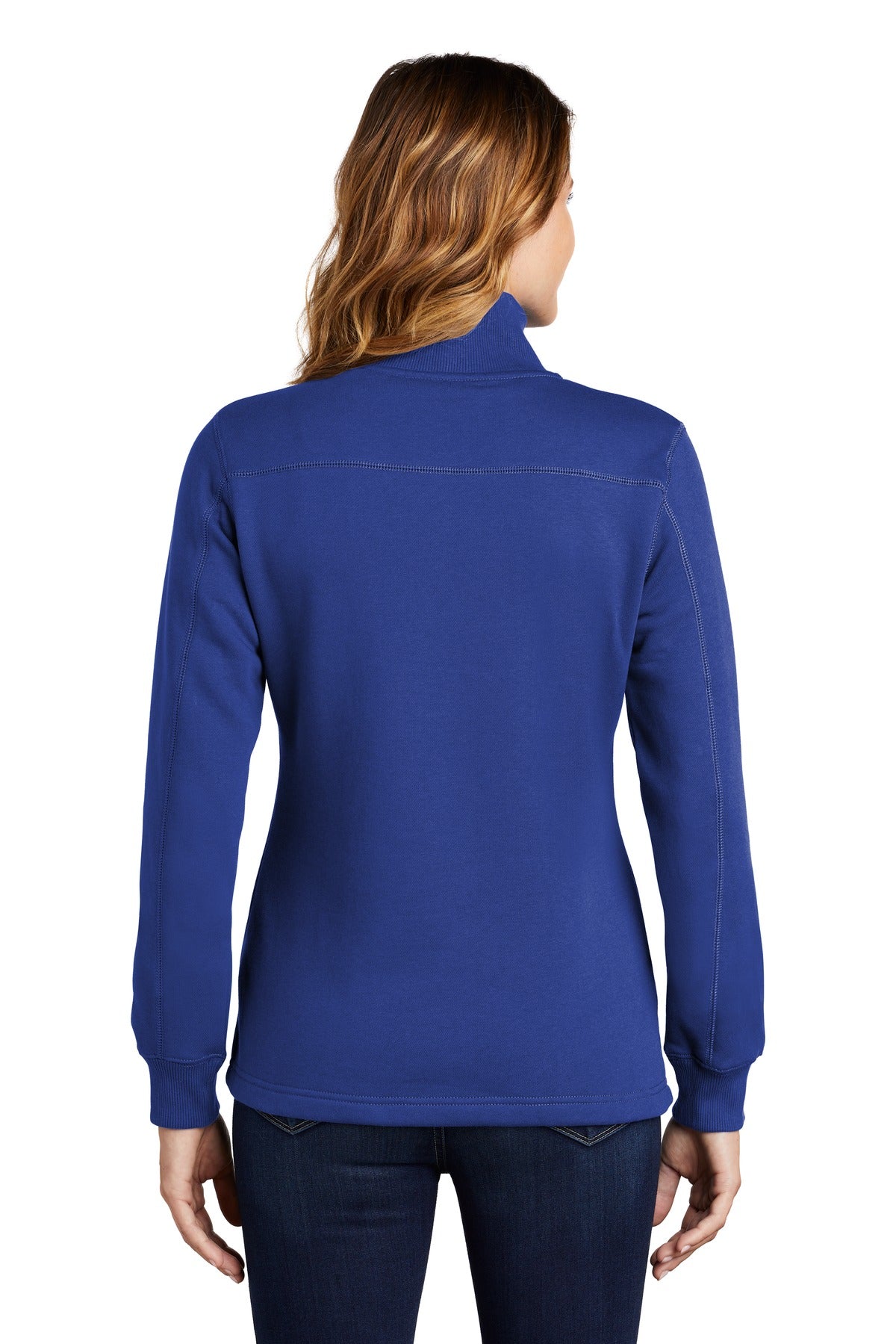 Sport-Tek Women's 1/4-Zip Sweatshirt. LST253 True Royal
