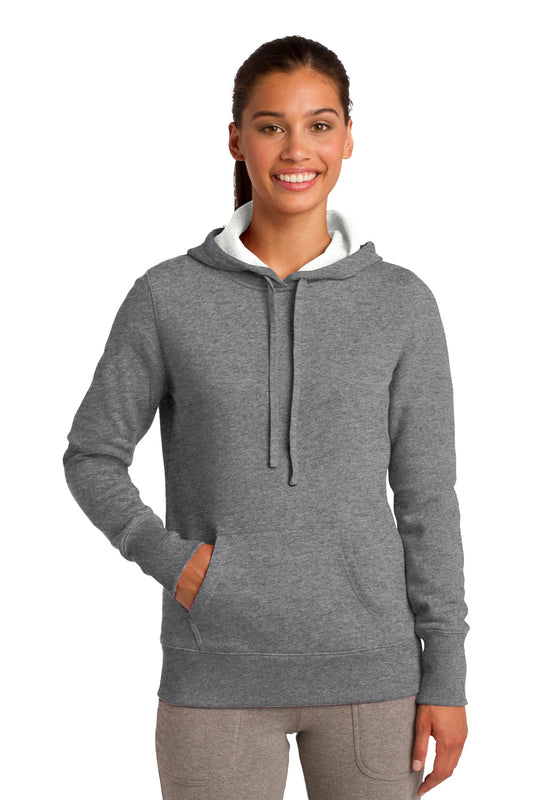 Sport-Tek Women's Pullover Hooded Sweatshirt. LST254 Vintage Heather