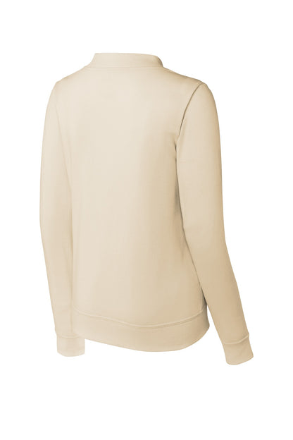 Sport-Tek  Women's Lightweight French Terry Bomber LST274 Ecru