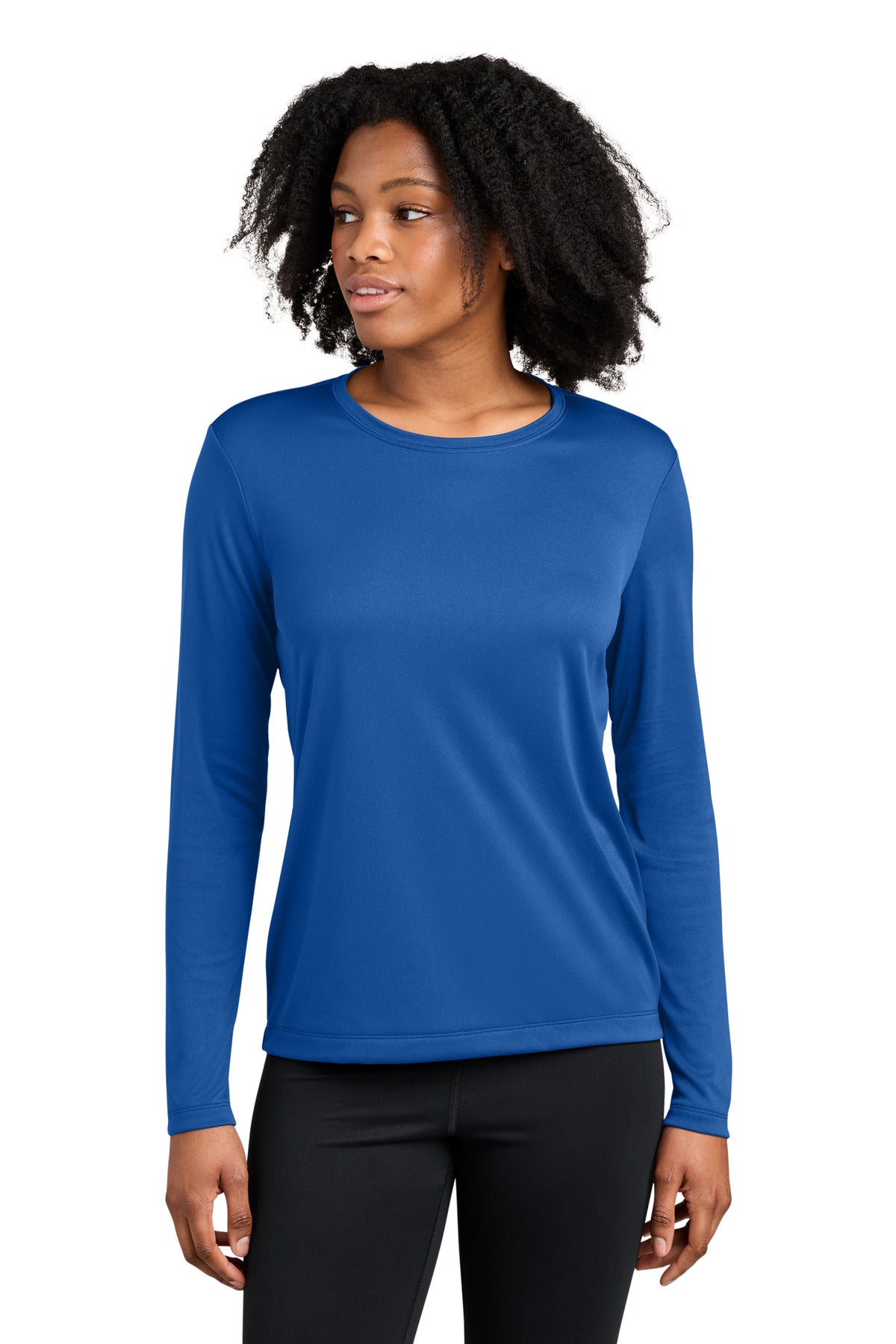 Sport-Tek Women's Competitor Long Sleeve Crewneck LST350LS True Royal