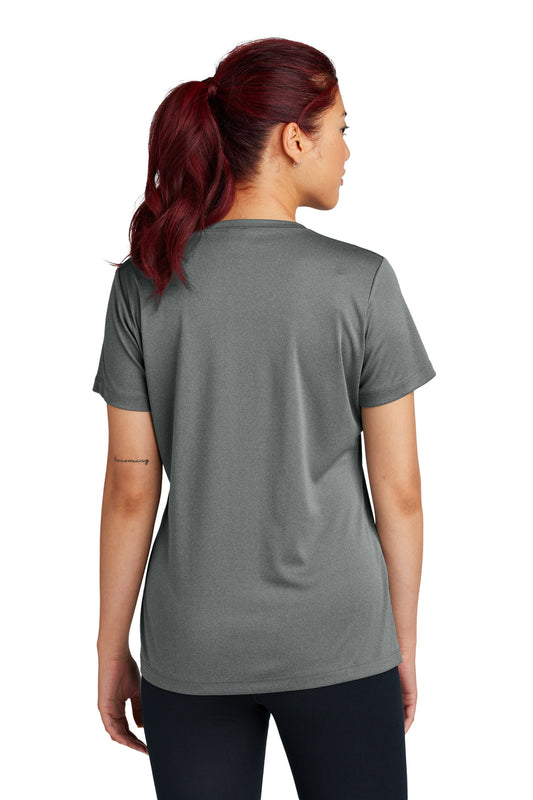 Sport-Tek Women's PosiCharge Competitor Tee. LST350 Iron Grey Heather