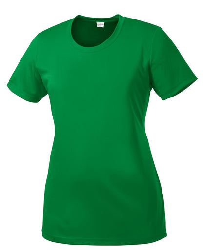 Sport-Tek Women's PosiCharge Competitor Tee. LST350 Kelly Green