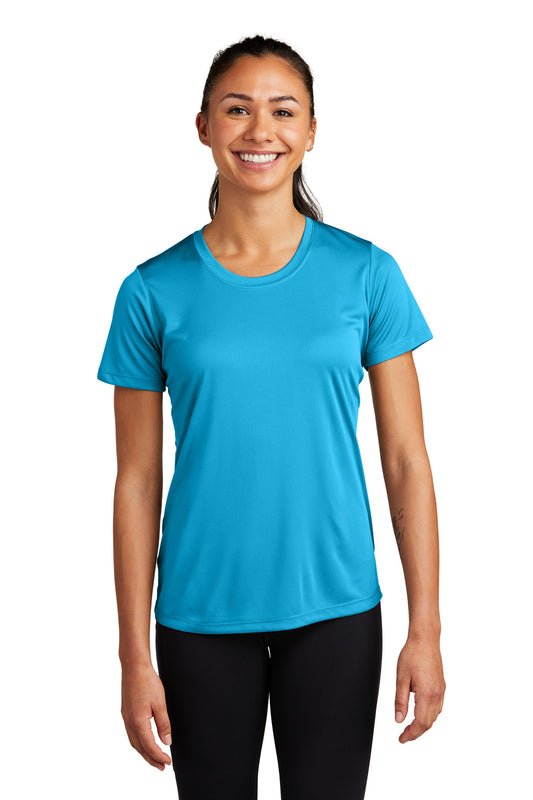Sport-Tek Women's PosiCharge Competitor Tee. LST350 Atomic Blue