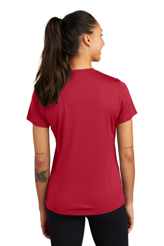 Sport-Tek Women's PosiCharge Competitor Tee. LST350 Deep Red