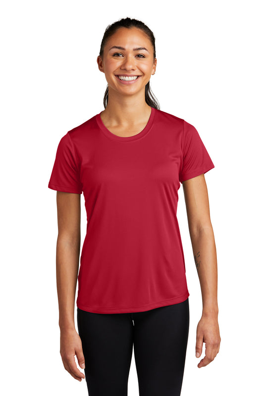 Sport-Tek Women's PosiCharge Competitor Tee. LST350 Deep Red
