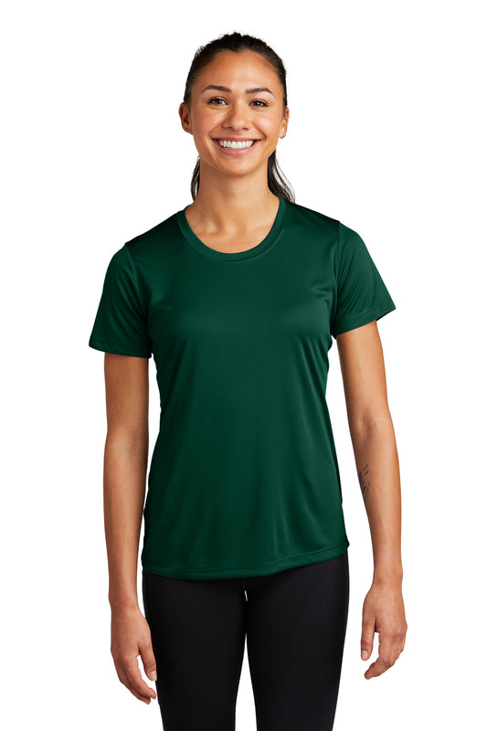 Sport-Tek Women's PosiCharge Competitor Tee. LST350 Forest Green