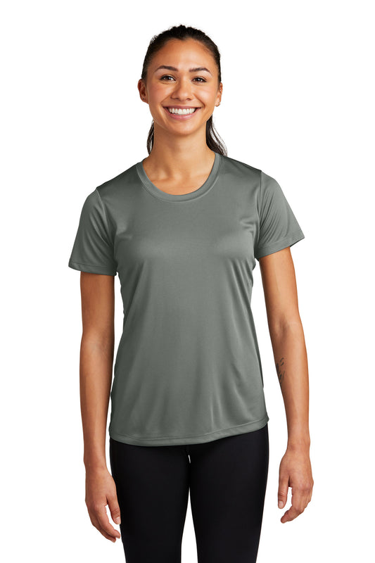 Sport-Tek Women's PosiCharge Competitor Tee. LST350 Grey Concrete