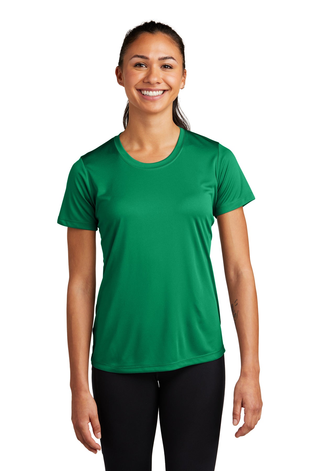 Sport-Tek Women's PosiCharge Competitor Tee. LST350 Kelly Green