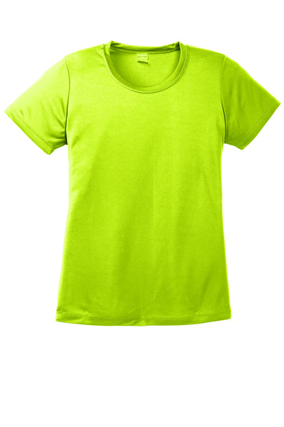 Sport-Tek Women's PosiCharge Competitor Tee. LST350 Neon Yellow