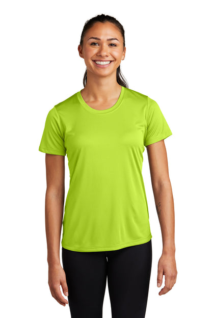 Sport-Tek Women's PosiCharge Competitor Tee. LST350 Neon Yellow