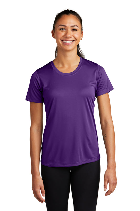 Sport-Tek Women's PosiCharge Competitor Tee. LST350 Purple