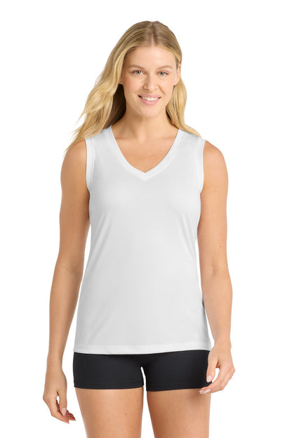 Sport-Tek Women's Sleeveless PosiCharge Competitor V-Neck Tee