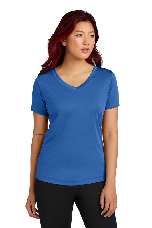 Sport-Tek Women's PosiCharge Competitor V-Neck Tee. LST353 True Royal