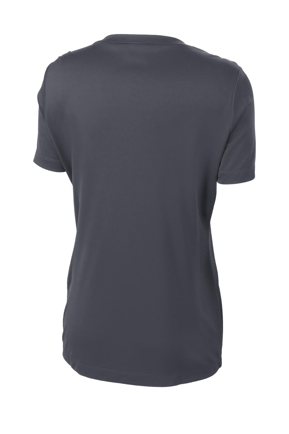 Sport-Tek Women's PosiCharge Competitor V-Neck Tee. LST353 Iron Grey