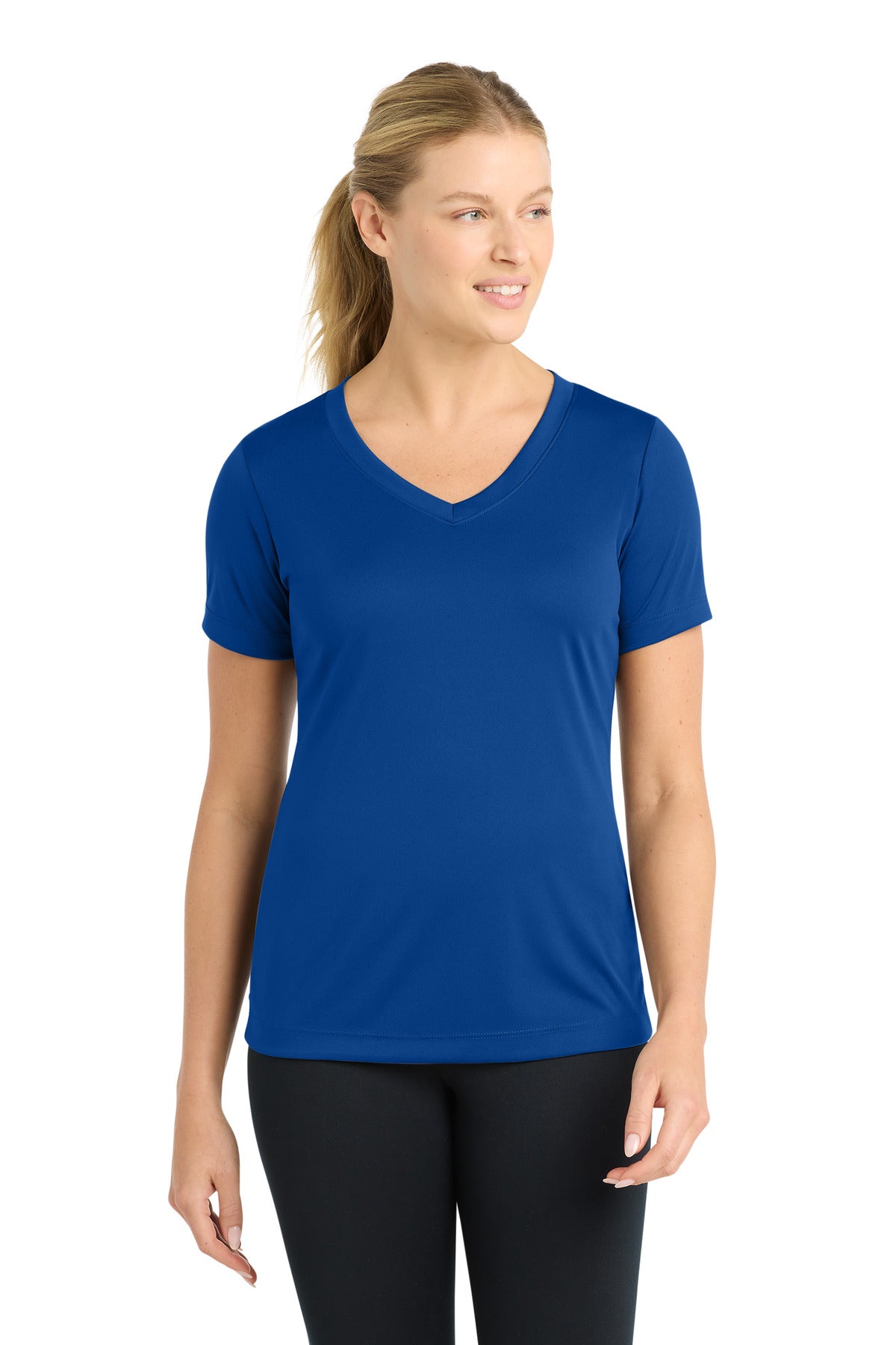 Sport-Tek Women's PosiCharge Competitor V-Neck Tee LST353 True Royal