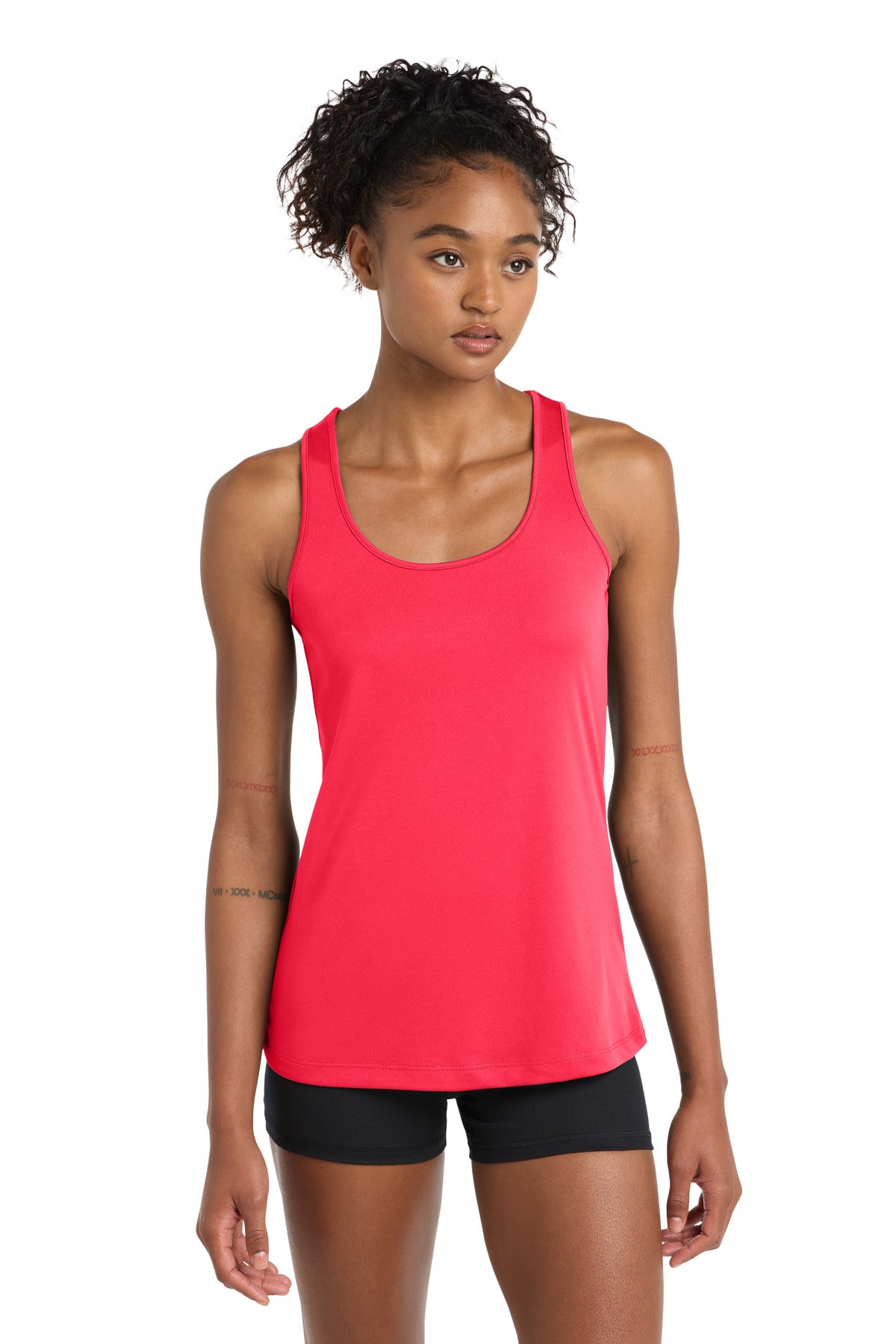 Sport-Tek Women's PosiCharge Competitor Racerback Tank LST356 Hot Coral
